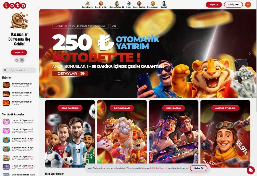 Lotobet ekran görüntüsü